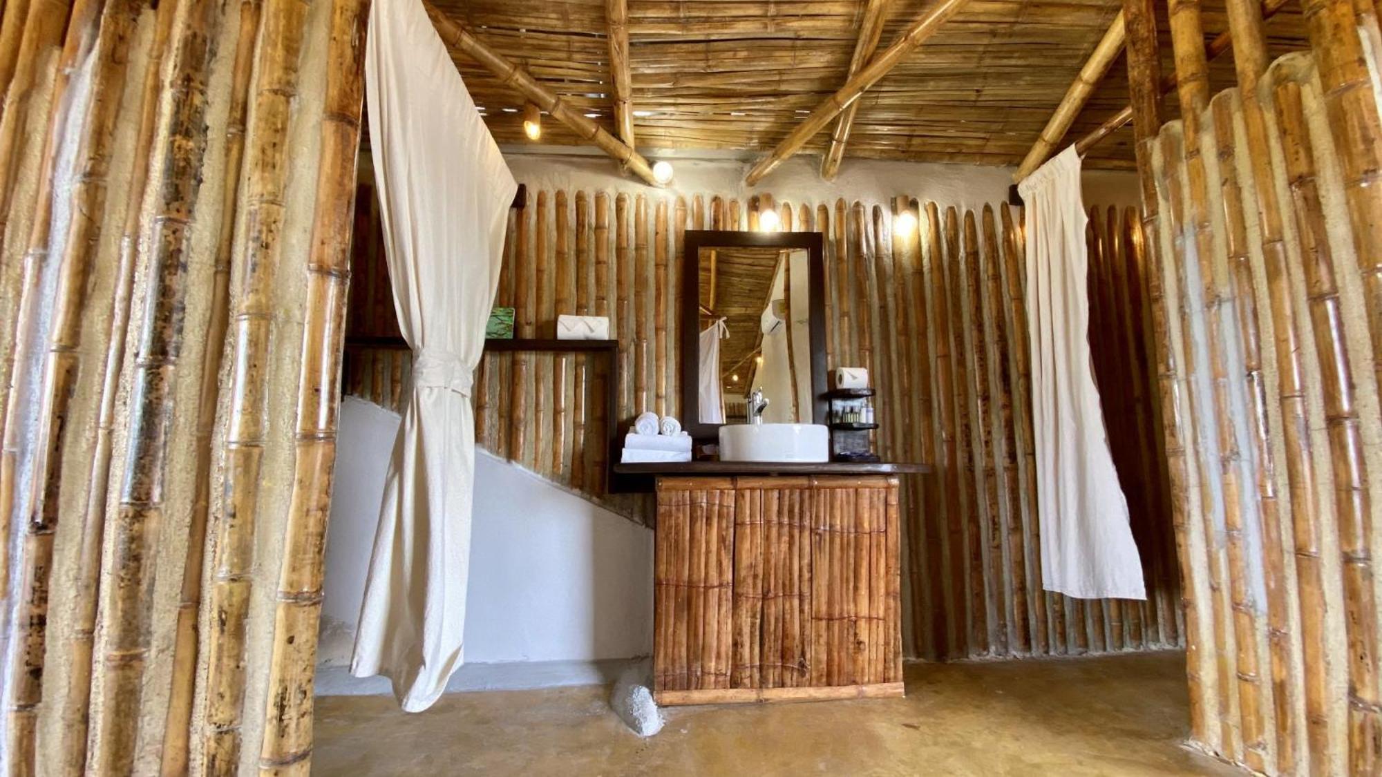 Eco Cabanas Bluekay Mahahual Phòng bức ảnh