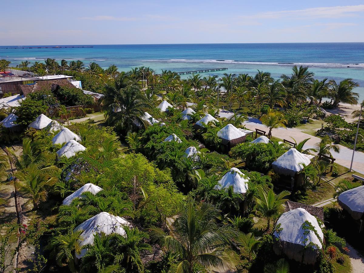 Eco Cabanas Bluekay Hotel Mahahual Ngoại thất bức ảnh